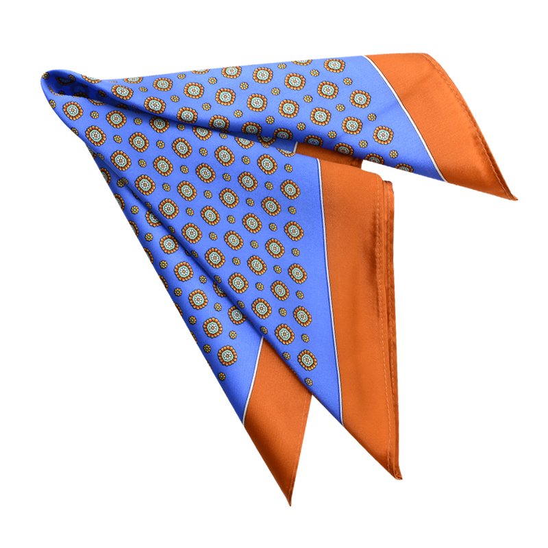 Hamocigia Wholesale Handmade Paisley Silk Custom Print Pocket Squares for Men