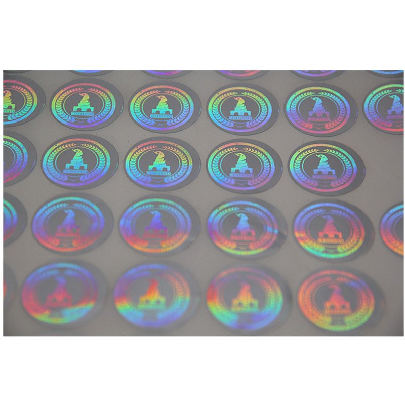 Hot Sale Custom Logo Printing Self Adhesive Die Cut adhesive Holographic Personal Care Label Stickers