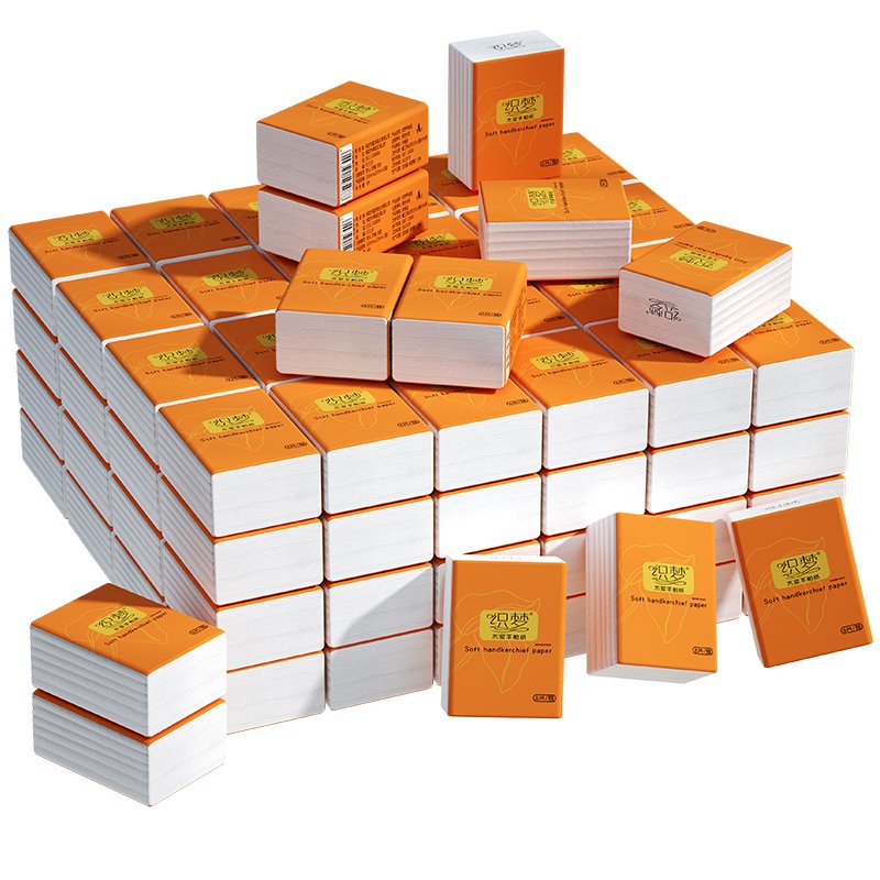 custom new 3-layer pocket paper towels 10-pack handkerchiefs and tissues for travel 3 ply