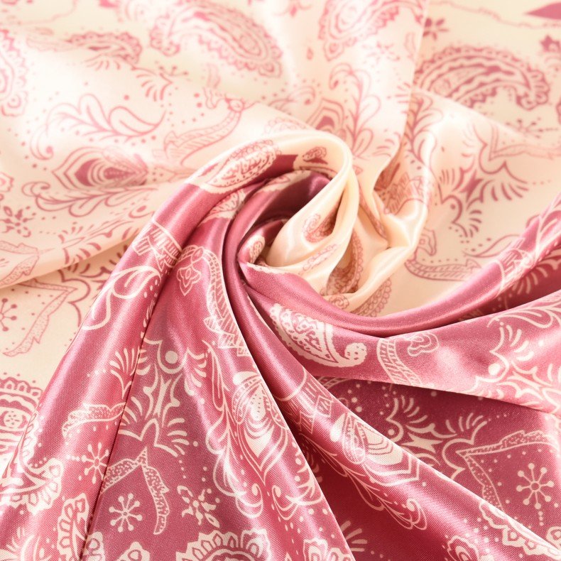 Wholesale Customized Multifunction silk satin scarf for women fashion big 90*90cm square scarves head scarf Muslim hijab