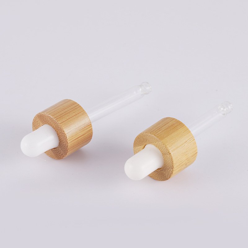 Custom Logo 15ml 30ml Bambo Dropper Bottle Perfume Essential Oil Glass Bottle /Bamboo Shell Essential Oil Bottle Bamboo Dropper