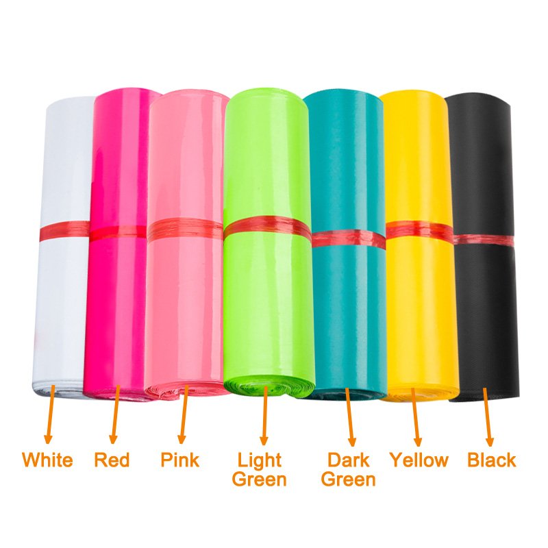 Customize various sizes of biodegradable pouches, custom logo mail express envelopes, plastic bags