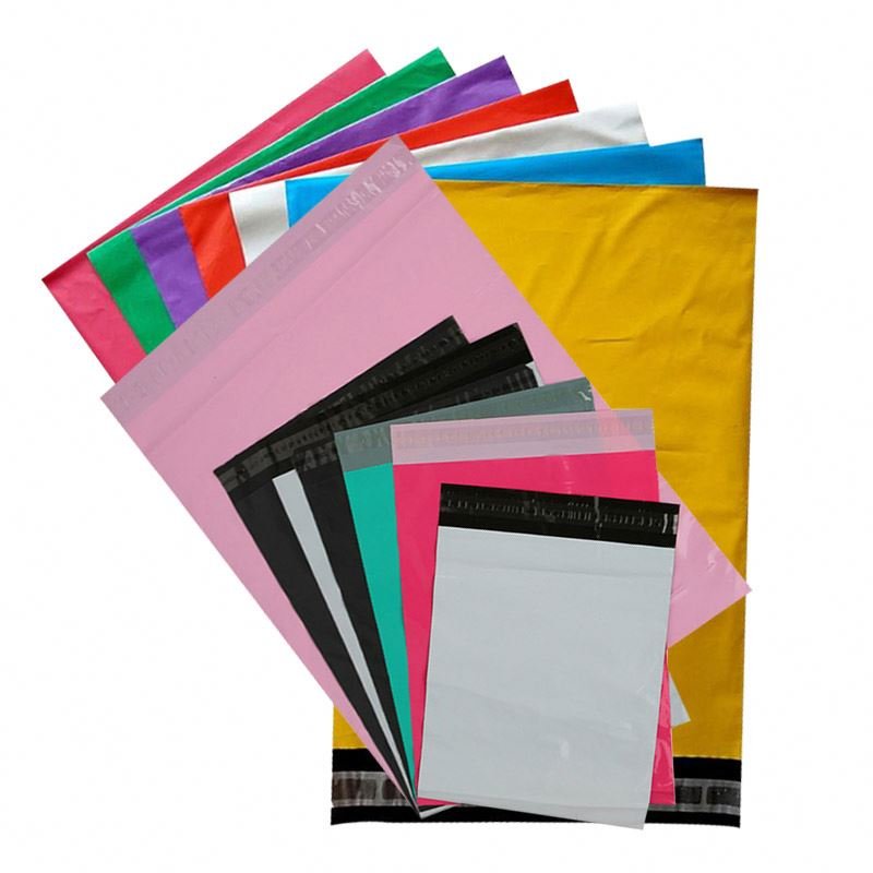 Customize various sizes of biodegradable pouches, custom logo mail express envelopes, plastic bags