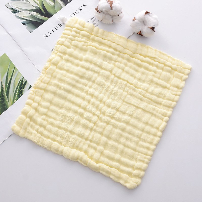 soft 25x25cm pure cotton children's towels 6 six layers gauze children's towels
