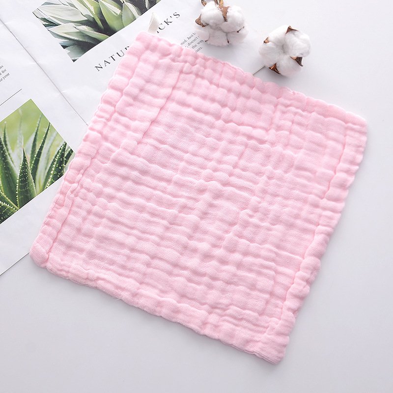 soft 25x25cm pure cotton children's towels 6 six layers gauze children's towels