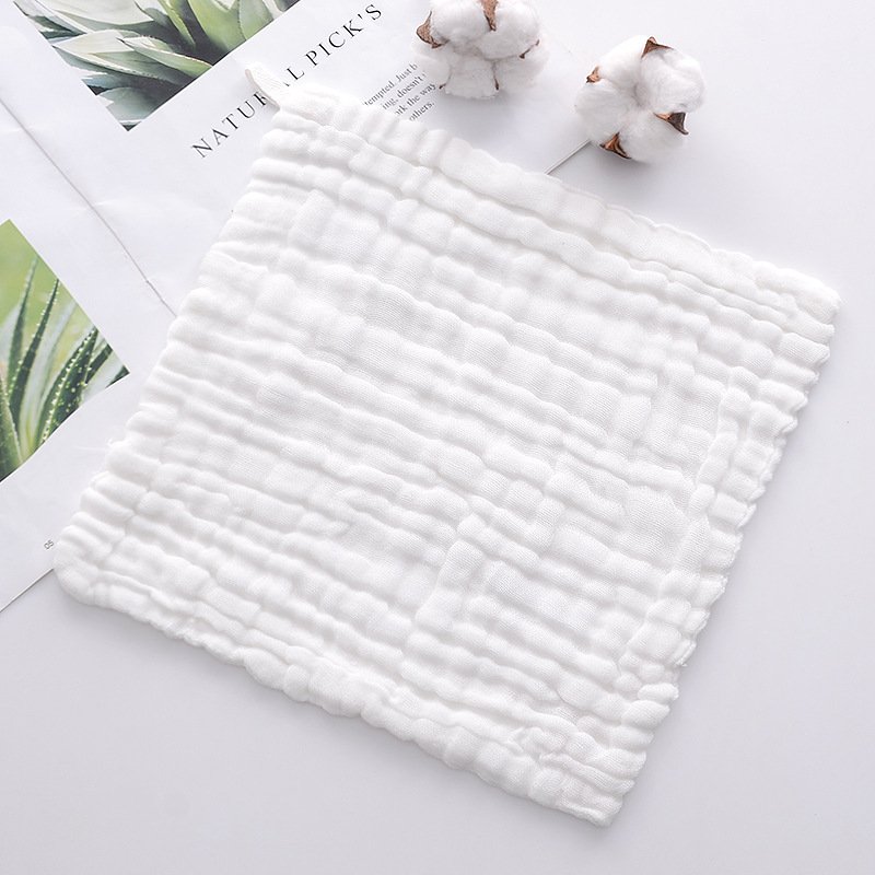 soft 25x25cm pure cotton children's towels 6 six layers gauze children's towels
