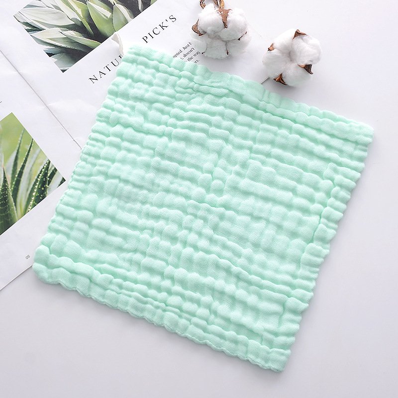 soft 25x25cm pure cotton children's towels 6 six layers gauze children's towels