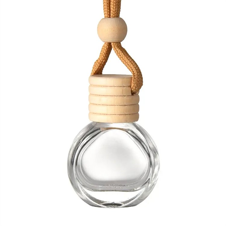 High Quality Empty 8ML Car Hanging Air Freshener Perfume Bottle Car Air Freshener Glass Bottle