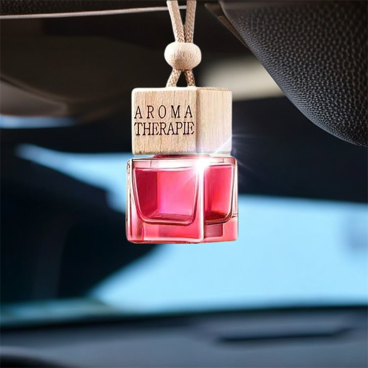 High Quality Empty 8ML Car Hanging Air Freshener Perfume Bottle Car Air Freshener Glass Bottle