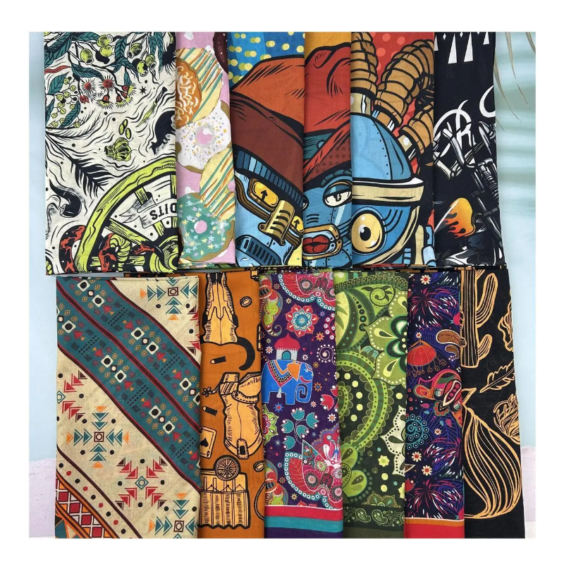 Custom Organic Cotton Bandanas Custom Digital Print Brand Logo Handkerchief Bandana
