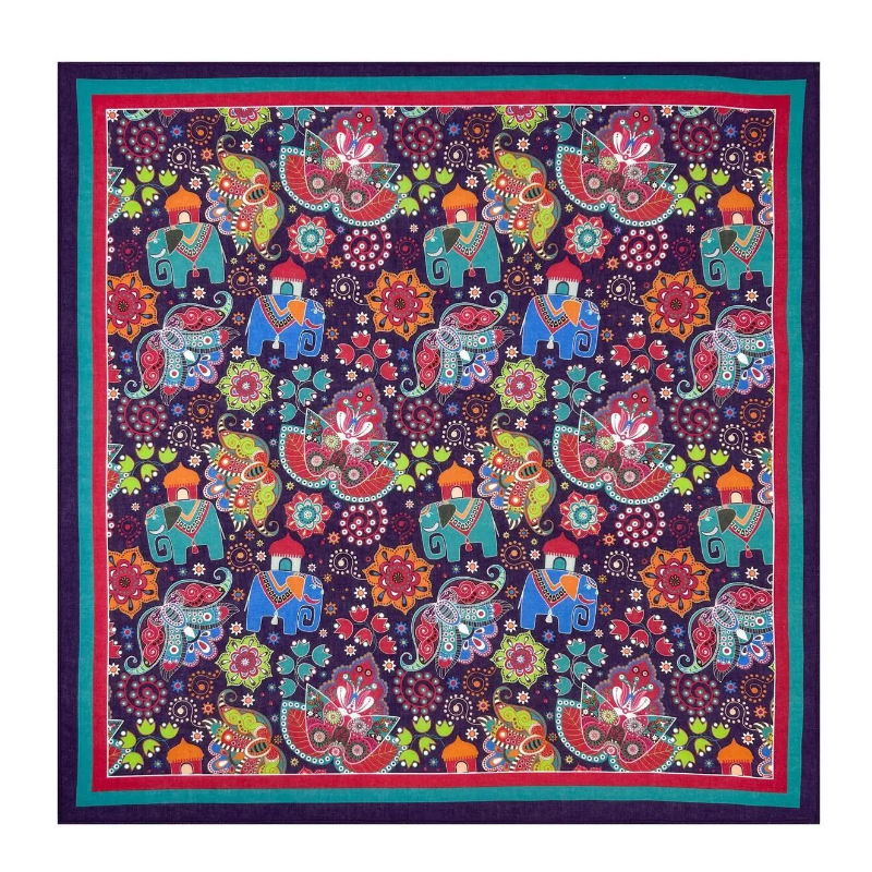 Custom Organic Cotton Bandanas Custom Digital Print Brand Logo Handkerchief Bandana