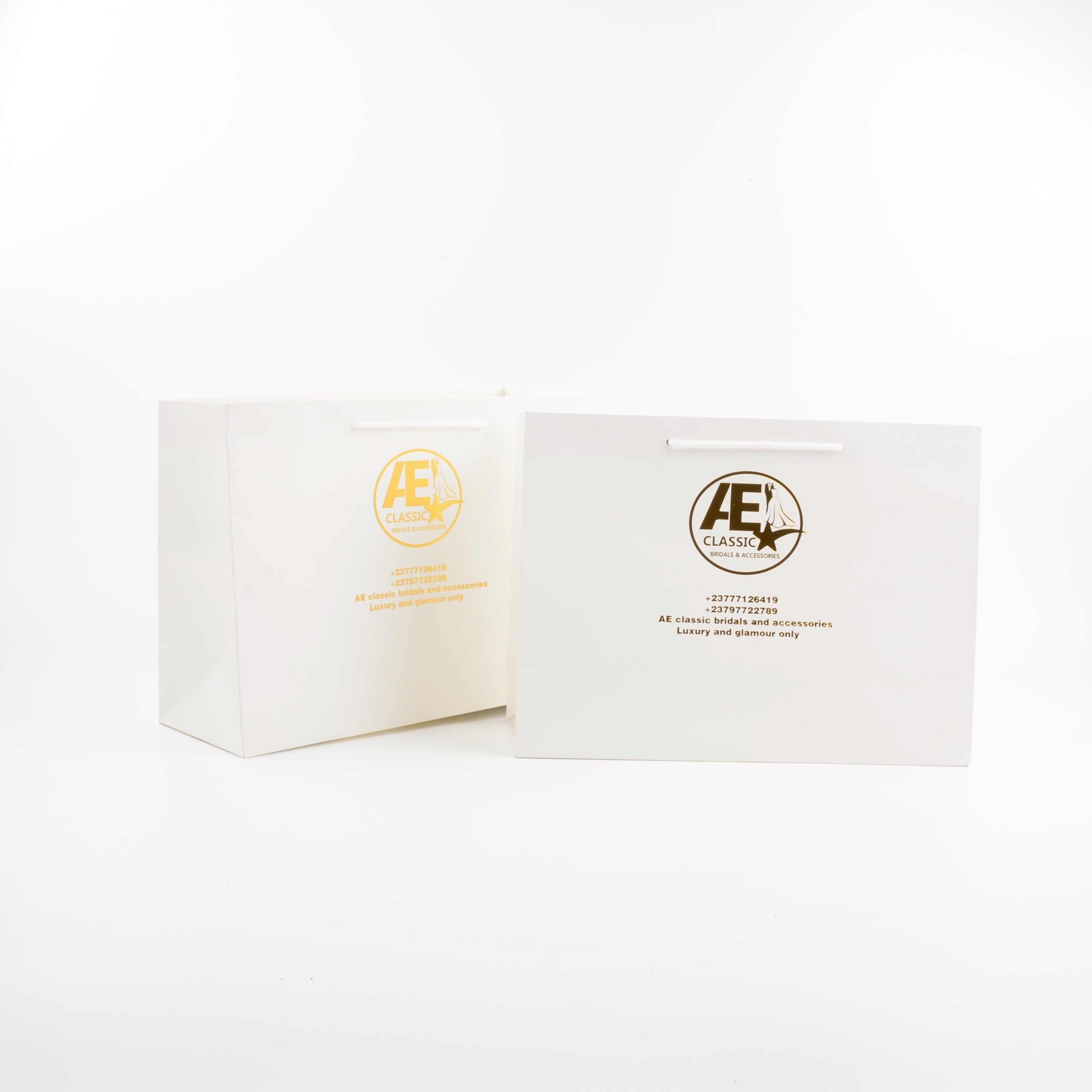 Hot sale Luxury Clothing Shopping Jewelry Packaging Custom Printed Logo Boutique Small Gift Paper Bag With Ribbon Handle