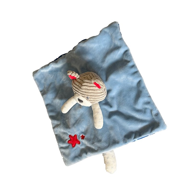 Newly designed baby learn talk handkerchief 0-6 months bear plush toys for kids sleeping accompaniment