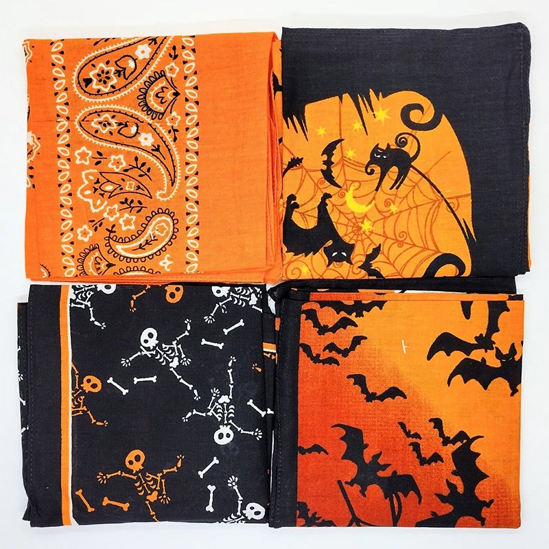 custom silk bandana printed classic logo cotton custom bandana scarf design multifunctional colourful ethnic bandanas for men