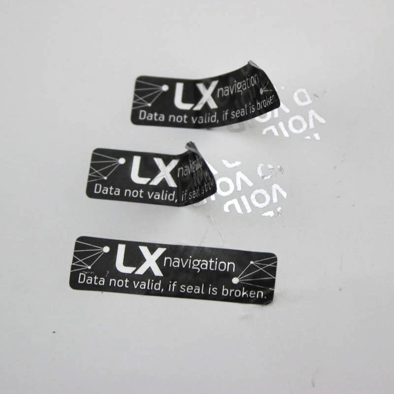 Custom Printing Destructible Anti-counterfeiting Authenticity One Time Use Self Adhesive Waterproof Label Sticker