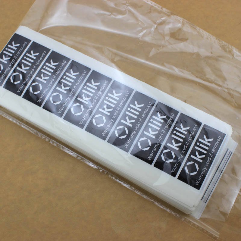 Custom Printing Destructible Anti-counterfeiting Authenticity One Time Use Self Adhesive Waterproof Label Sticker