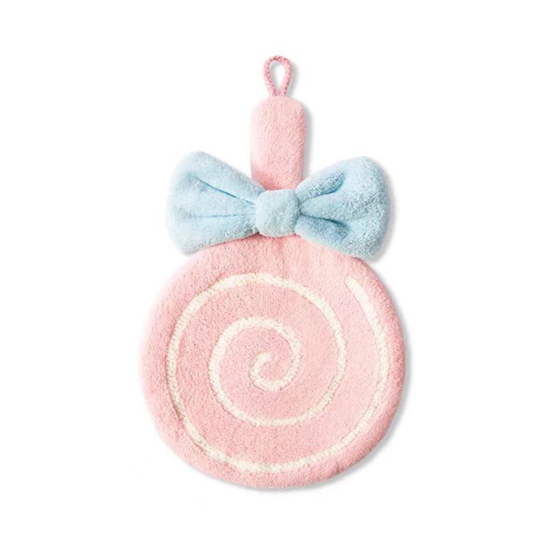 Lovely Small Hanging Handkerchief for Kids Thickened Soft Absorbent Quick Dry Towel for Kitchen and Toilet Recycled Grade