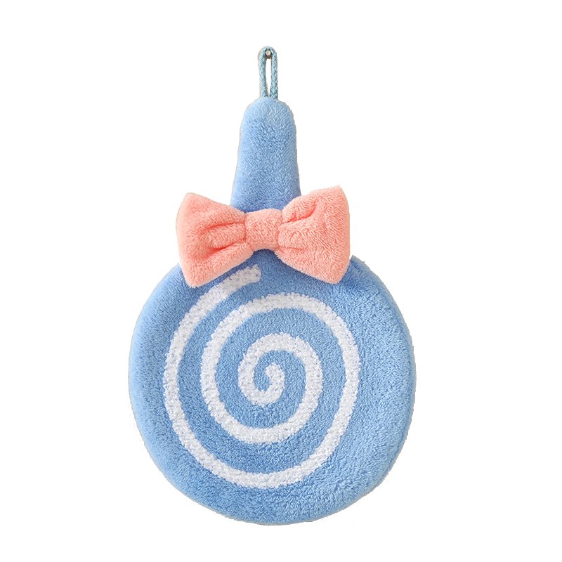 Lovely Small Hanging Handkerchief for Kids Thickened Soft Absorbent Quick Dry Towel for Kitchen and Toilet Recycled Grade