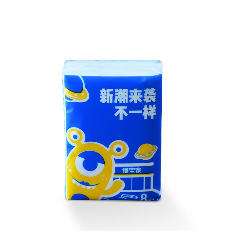 high quality 4 ply 10pcs pocket handkerchiefs tissue paper 20 packs cartoon handkerchief paper small package
