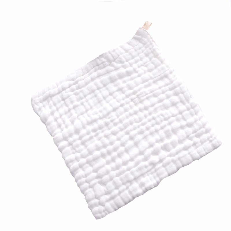 Soft Comfortable Stock Baby Muslin Burp Cloths Baby Wash Cloths with Sensitive Skin 6 Layer Cotton Face Towels Baby Bath Towel