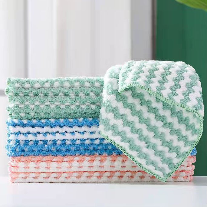 Super Absorbing Dish Cloth Coral Fleece Kitchen Towel