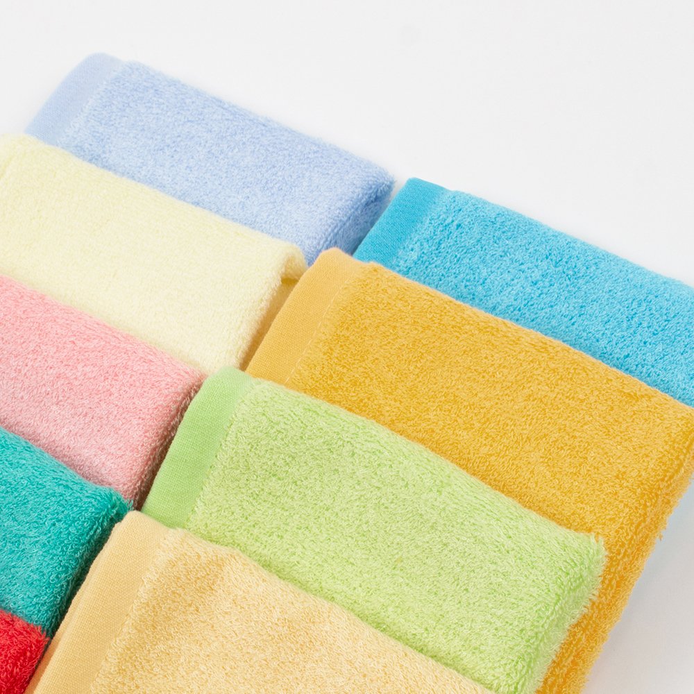 Hot Sale 100% Bamboo Face Cloth Handkerchief Kids Bamboo Cotton Blended Washcloths Towel For Baby Soft And Absorbent