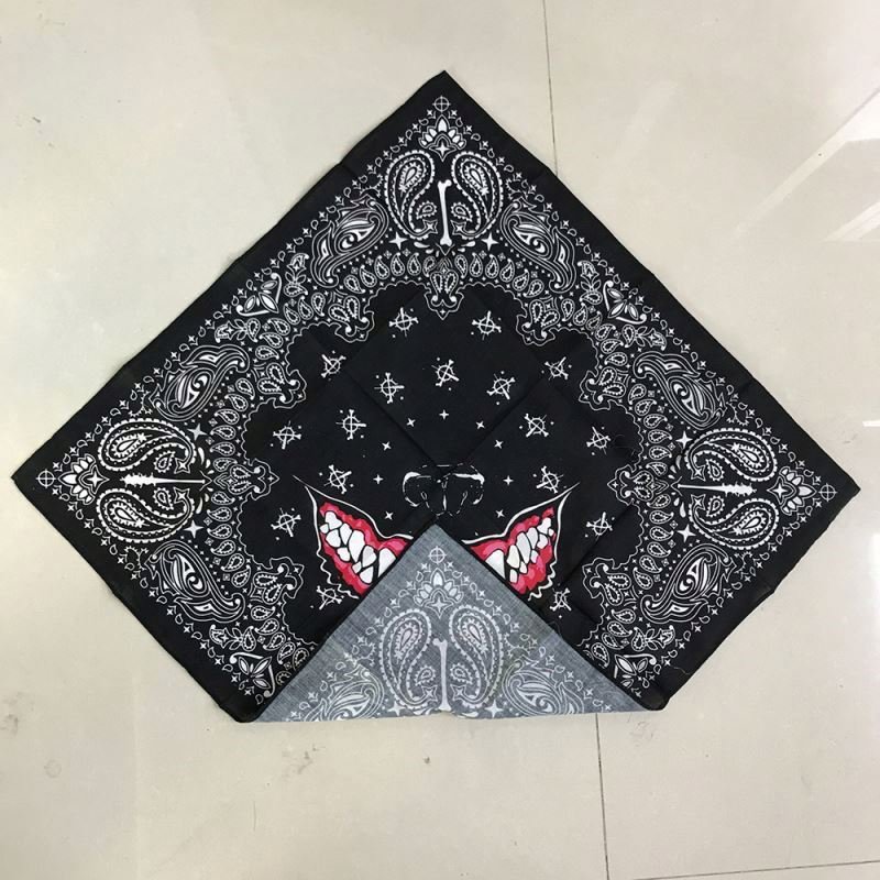 Multi-color 100% Cotton Plain Fashion Square Scarf Bandana Custom Design Bandana Print Silk Bandana