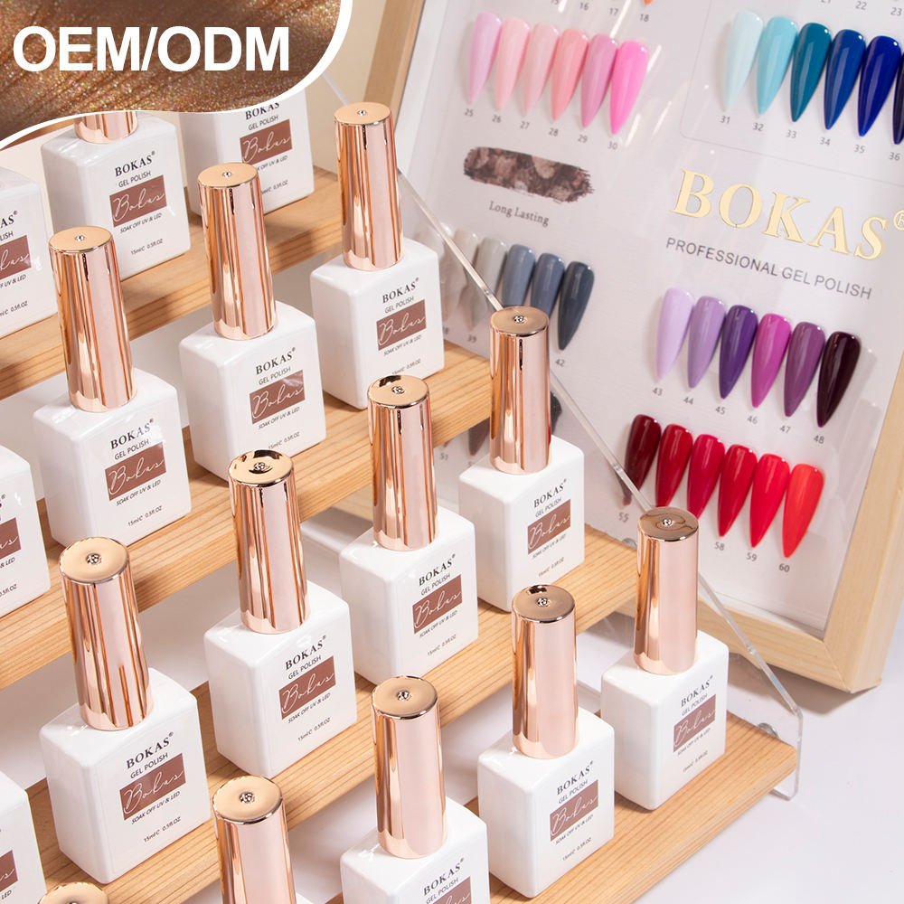 Custom Made Eco-friendly Empty Clear Glass Nail Oil Polish Bottle With Bamboo Wood Lid