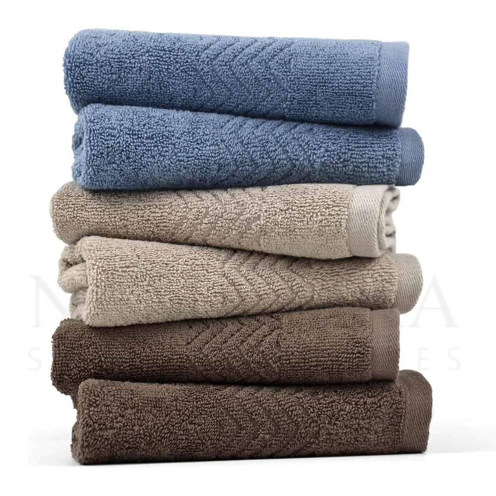 100% Organic Cotton Luxury Face Hand Towels Quick Dry High Quality Factory Manufactured Custom Logo Design Absorbent Roll