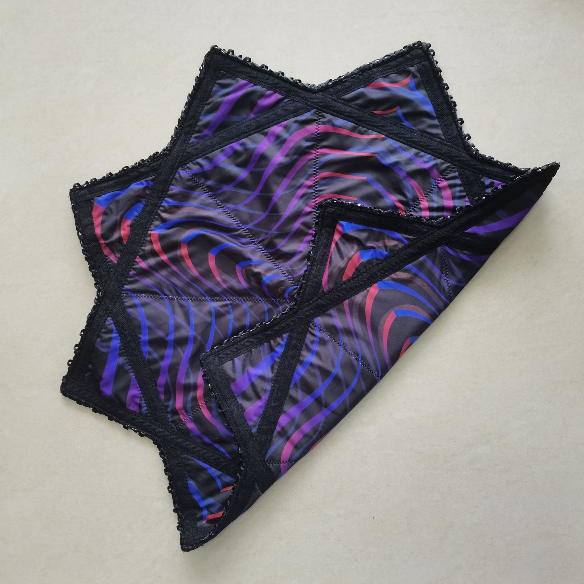 Dapo flow Star With LED Custom Floral Print Handkerchiefs Spinning Cloth Novelty Juggling Dapo For Fun
