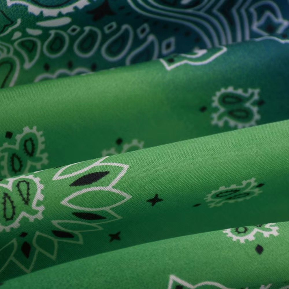 multifunctional bandana colourful custom square scarf printing headwear paisley handkerchief classic custom bandana with logo