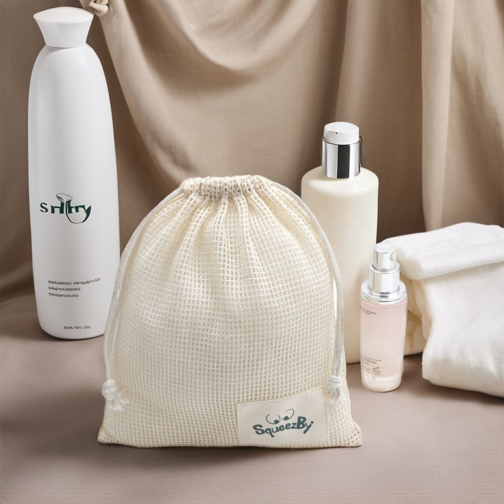 Eco-Friendly Reusable Cotton Mesh Pouch Custom Logo Printed Clothes Lingerie Dust Gift Packaging Pouch Drawstring Soft Mesh Bag