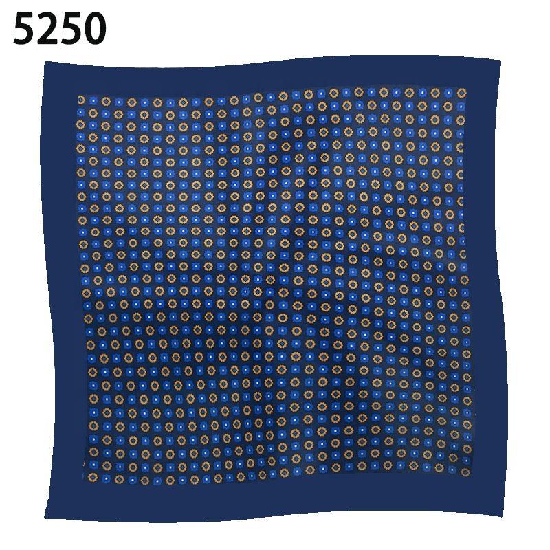 Factory direct hot sale digit printing personalized handkerchief stock polyester vintage handkerchief man pocket square
