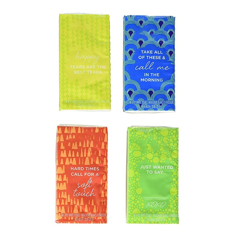 Disposable Custom Water Absorption Pocket Facial Tissue Paper Handkerchief Pocket Tissue Paper