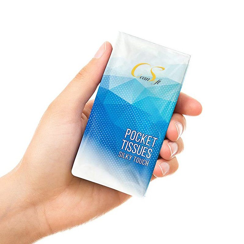 Disposable Custom Water Absorption Pocket Facial Tissue Paper Handkerchief Pocket Tissue Paper