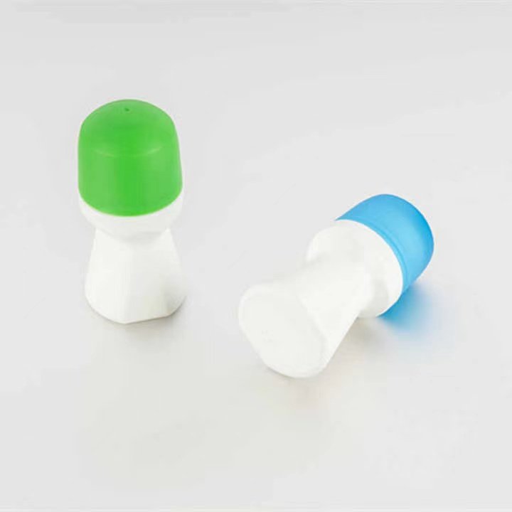 2024 Wholesale Free Sample 50ml Custom Special Design Deodorant Bottle Plastic Roll On Bottle