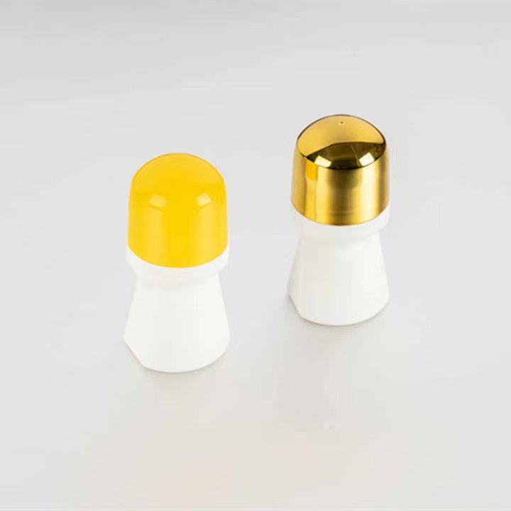 2024 Wholesale Free Sample 50ml Custom Special Design Deodorant Bottle Plastic Roll On Bottle
