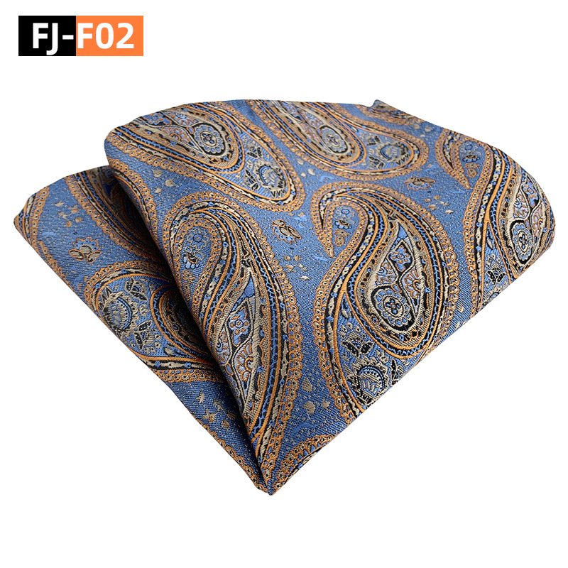 Wholesale Custom Pocket Square Print Classic Vintage Floral Paisley Cotton Handkerchief For Women