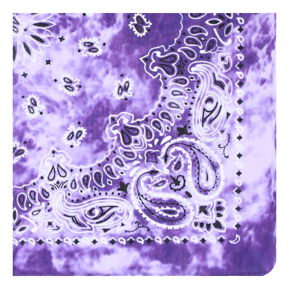 Square Paisley Scarf Bandana Handkerchiefs Basics Black 100% Cotton for Men Women Wholesale 21 Inches Adult Multifunction YOLO