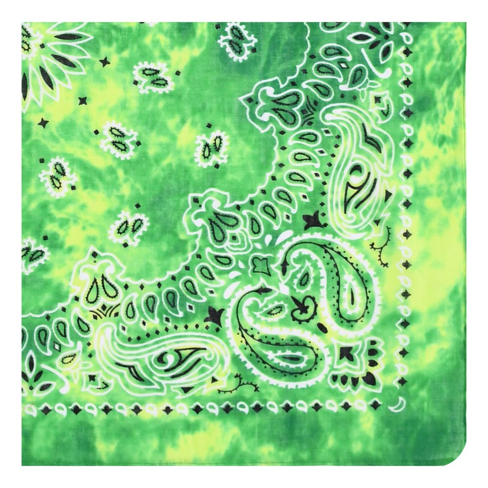 Square Paisley Scarf Bandana Handkerchiefs Basics Black 100% Cotton for Men Women Wholesale 21 Inches Adult Multifunction YOLO