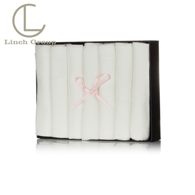 LC DMC022 Cotton Gauze Muslin Face Towel Wash Cloth Handkerchiefs 100% Cotton Pure Cleaning Cloth