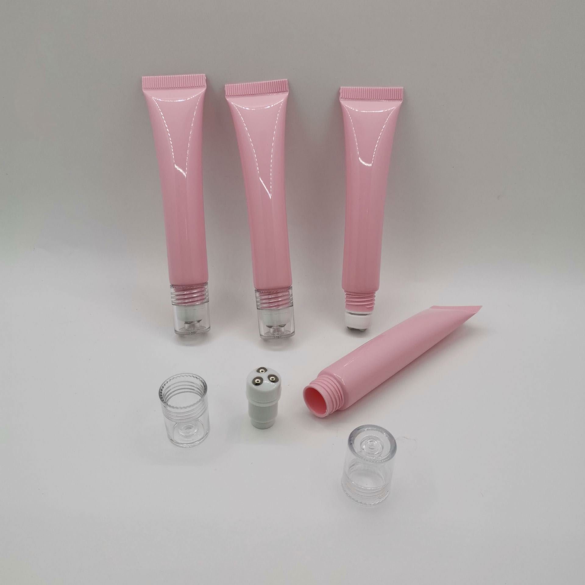 20ml Eye Cream Hose Package Cosmetic Hose Roller Ball Massage Head Pe Plastic Tube