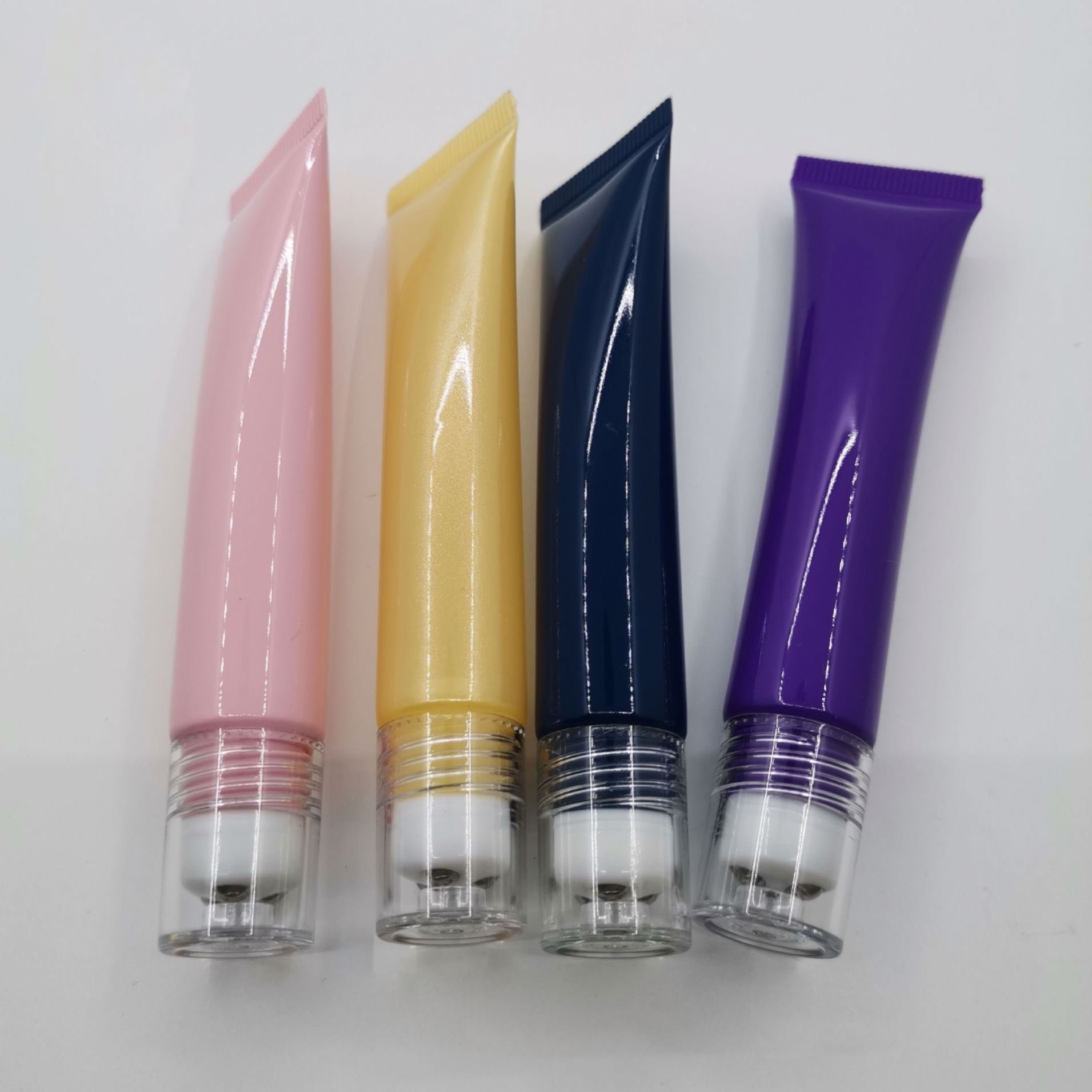 20ml Eye Cream Hose Package Cosmetic Hose Roller Ball Massage Head Pe Plastic Tube