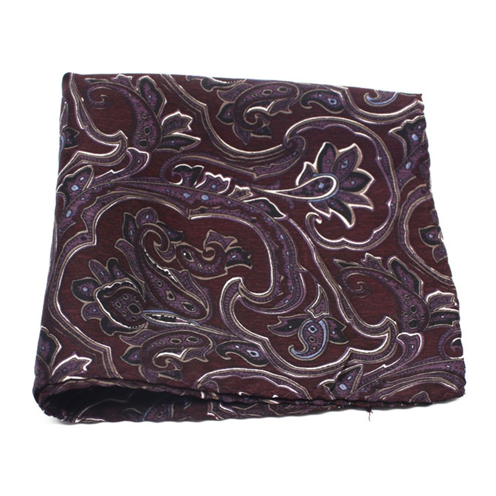 Customized Wholesale Cheap Men 100% Silk Jacquard Woven Machine Stitched Hem HandkerChiefs Pocket Square