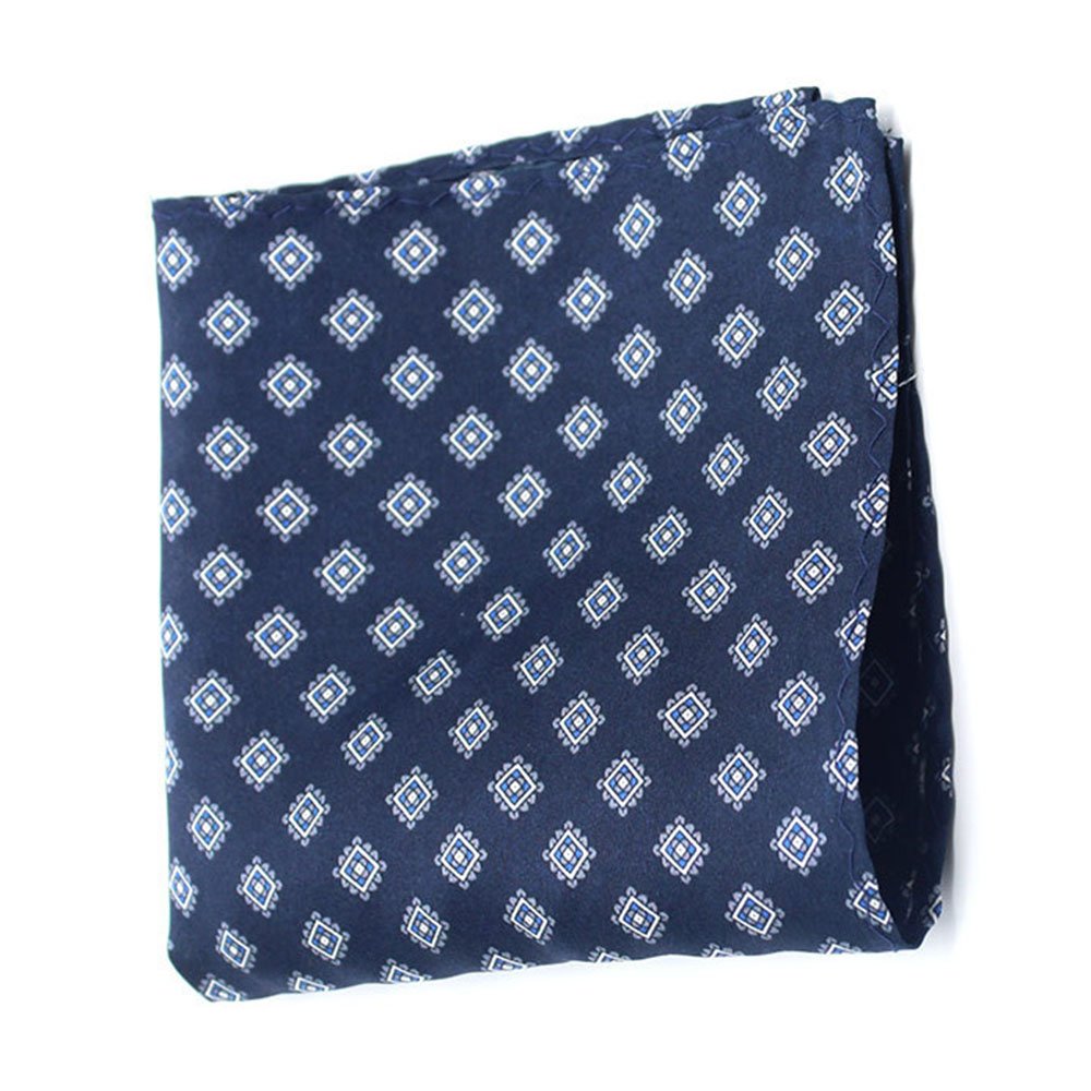Customized Wholesale Cheap Men 100% Silk Jacquard Woven Machine Stitched Hem HandkerChiefs Pocket Square