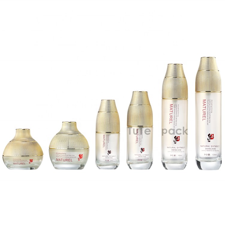 luxury skincare packaging 80 100 120 ml container silver cap frost bottles cosmeticluxury opaque skincare bottle