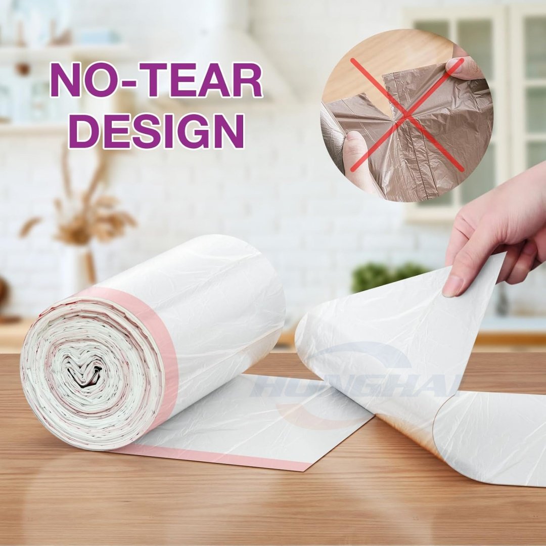Wholesale 13 Gallon Trash Bags,30L Drawstring Garbage Bags, Plastic Can liners,Super Strong and Leak Proof,Scent Free60X70cm