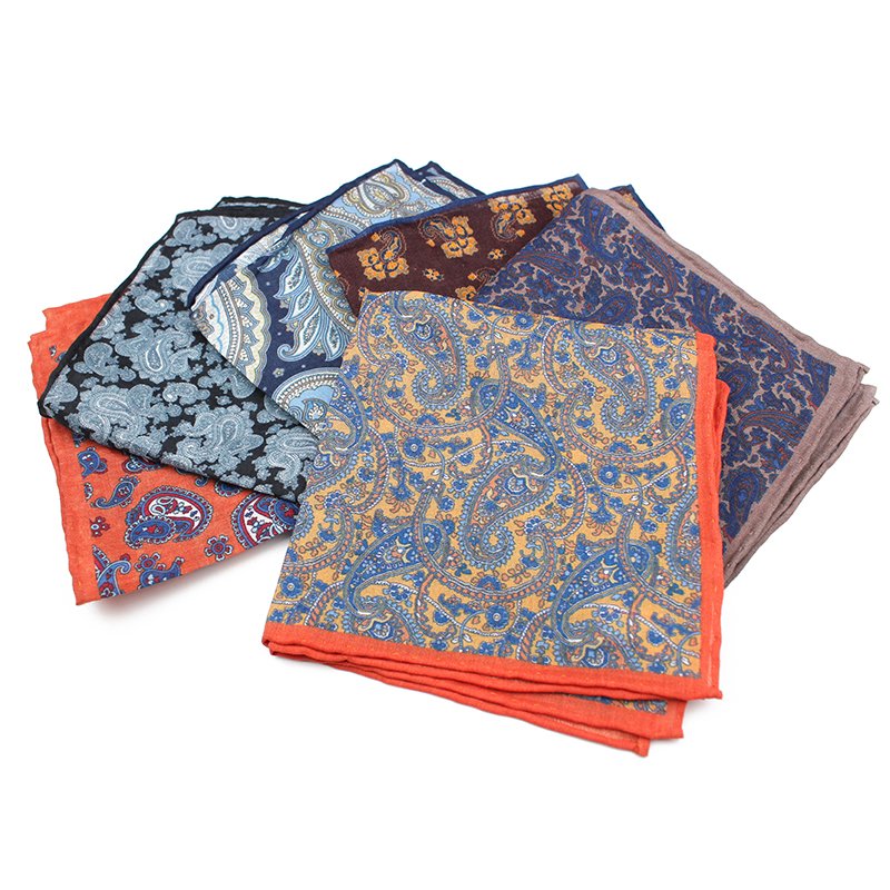 Fashion Suits Pocket Square For Men Business Chest Towel Linen Hanky Classic Suit Napkin Mens Linen Handkerchief