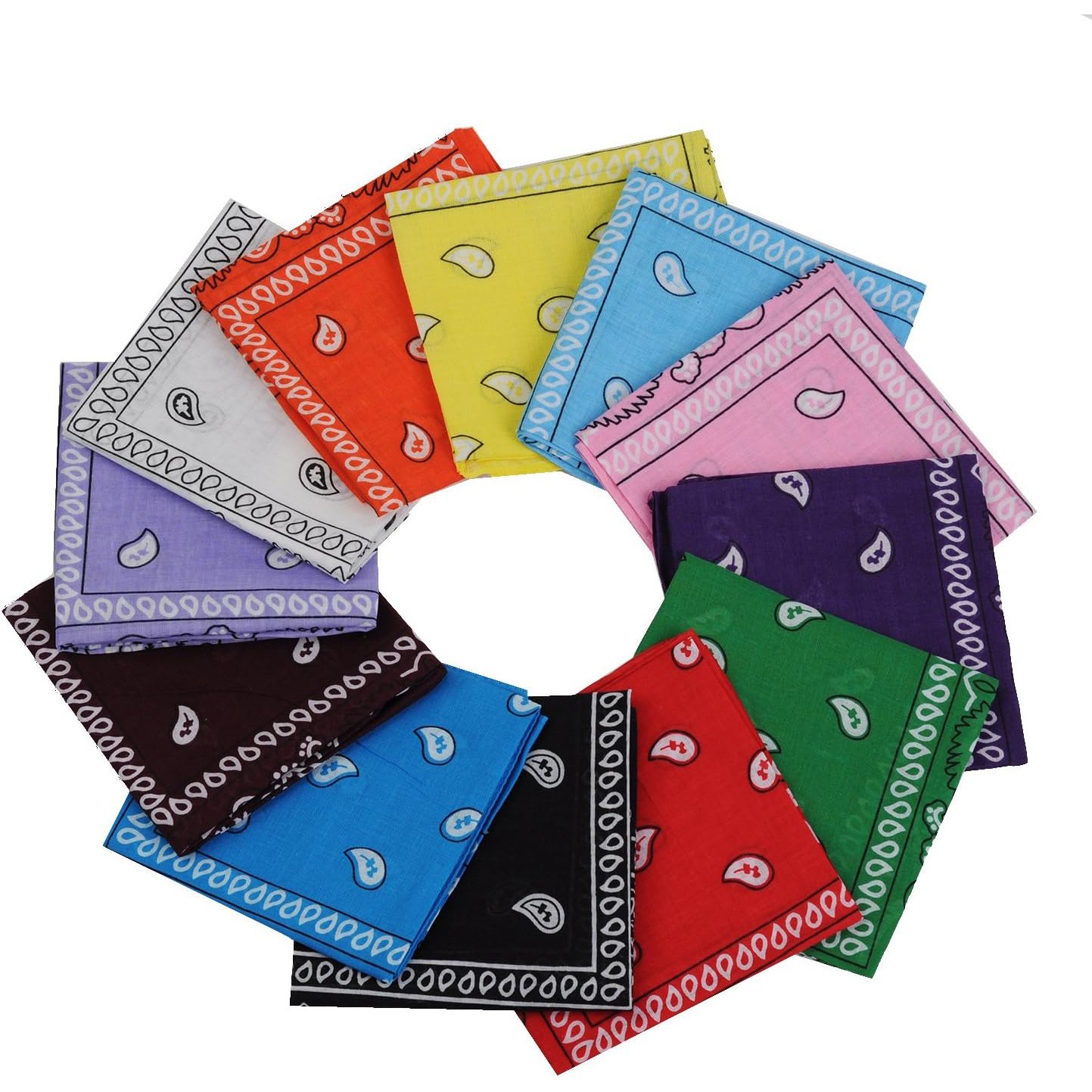 Manufacturers direct custom 55*55cm square handkerchief can be customized logo scarf