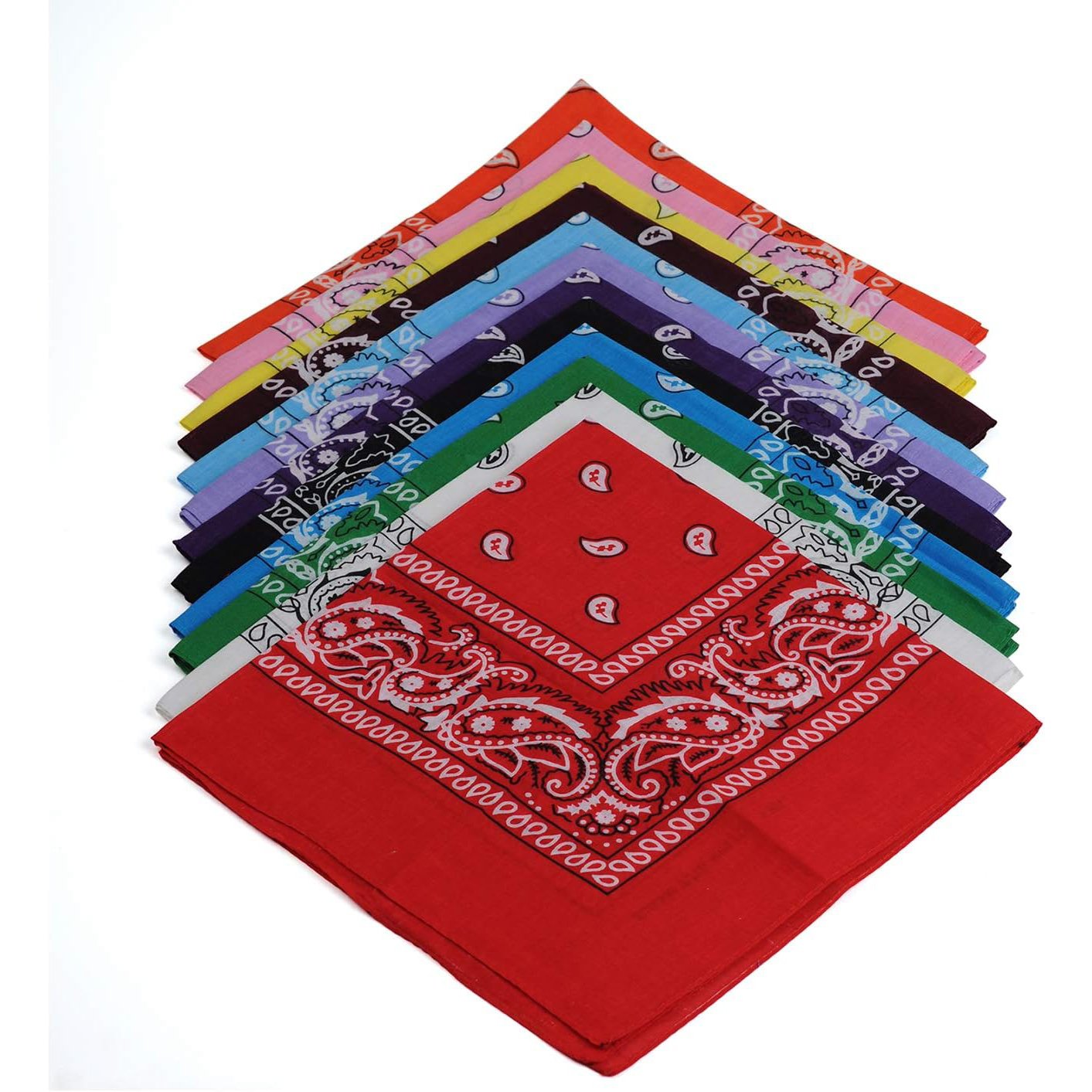 Manufacturers direct custom 55*55cm square handkerchief can be customized logo scarf